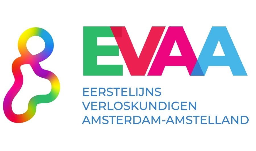 EVAA logo Eerstelijns Verloskundigen Amsterdam-Amstelland